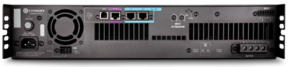DCI2X300N 2 CHANNEL POWER AMPLIFIER 300W @ 4OHM WITH BLU LINK, 70V 100V